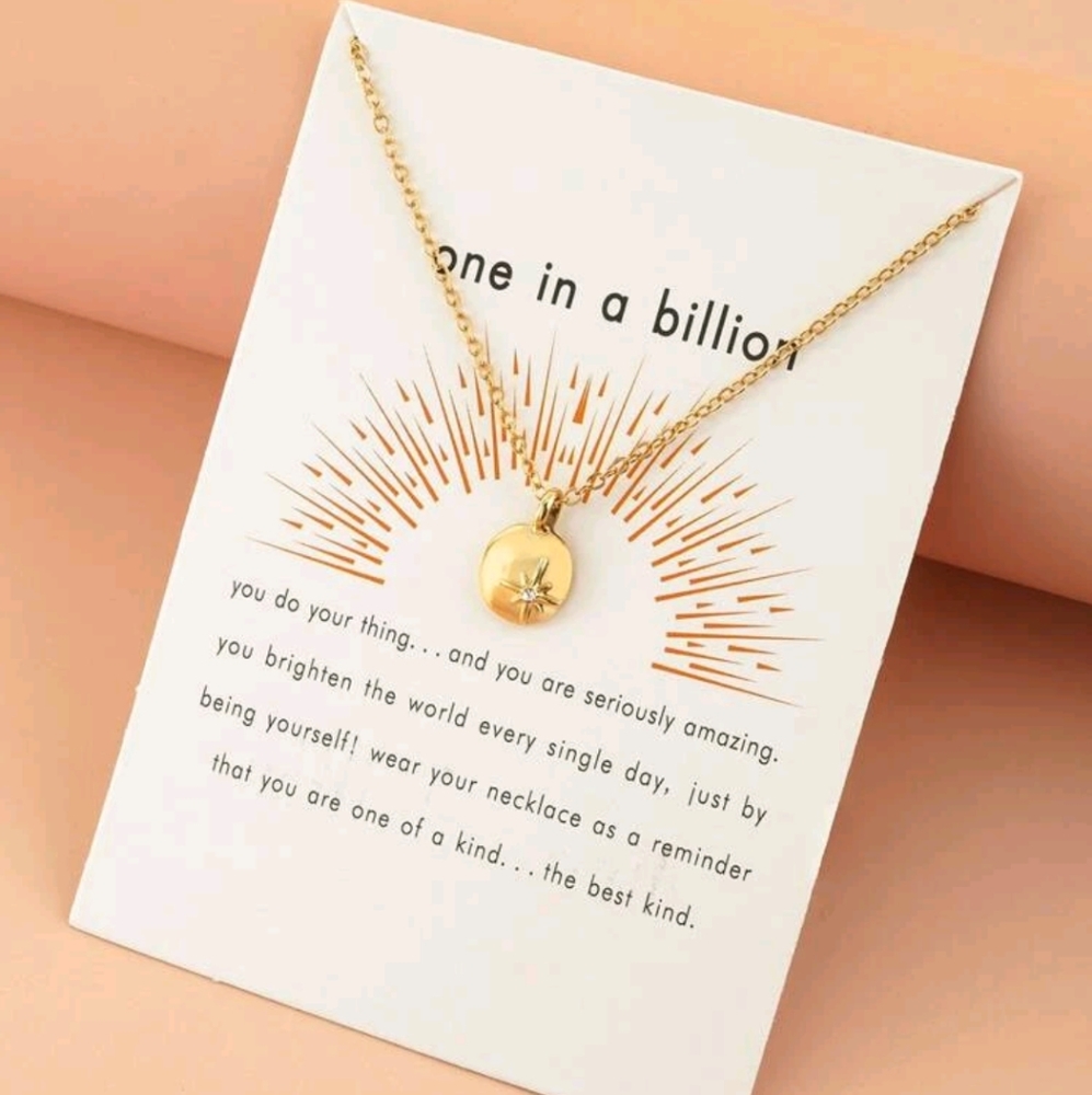 🍉5 for $25* Rhinestone Star Necklace